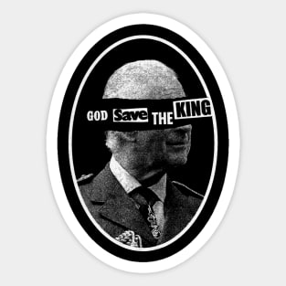 God Save the King Charles Sticker